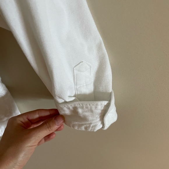 Vintage Disney Oversized White Embroidered Button Down Shirt Size Large - Picture 10 of 13